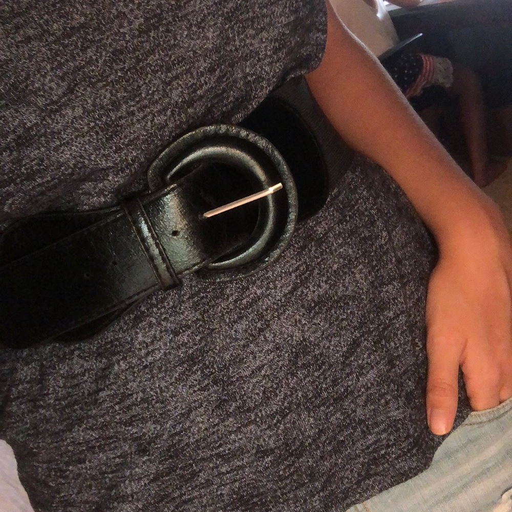 Black Waist Belt 39in Adjustable